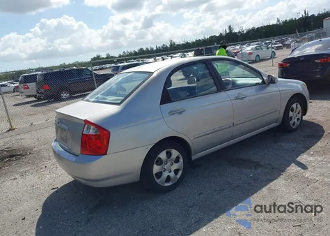 2006 Kia Spectra Ex/Lx/Sx из США, поврежденный, VIN KNAFE121765327124